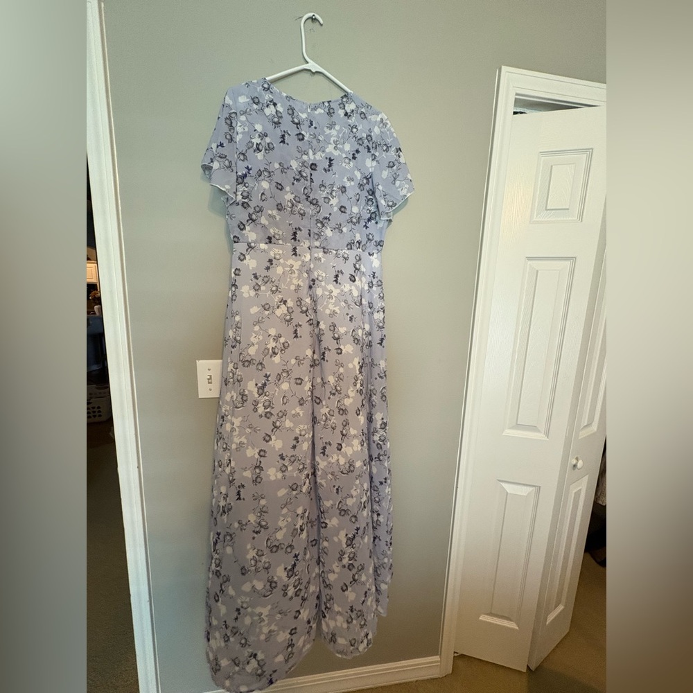 Floral Lavender Maxi Dress